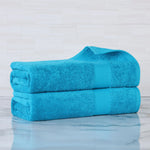 Superior Egyptian Cotton Dobby Border 2 Piece Bath Sheet Set