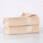 Superior Egyptian Cotton Dobby Border 2 Piece Bath Sheet Set