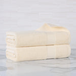 Superior Egyptian Cotton Dobby Border 2 Piece Bath Sheet Set