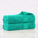 Superior Egyptian Cotton Dobby Border 2 Piece Bath Sheet Set