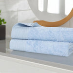 Superior Rayon from Bamboo Eco-Friendly Solid Bath Sheet Set of 2