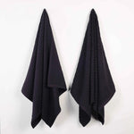 Superior Ribbed Textured Cotton Bath Sheet Ultra-Absorbent Towel Set