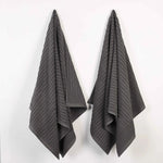 Superior Ribbed Textured Cotton Bath Sheet Ultra-Absorbent Towel Set