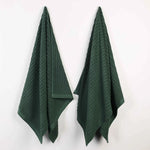 Superior Ribbed Textured Cotton Bath Sheet Ultra-Absorbent Towel Set