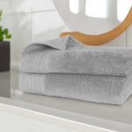 Superior Rayon from Bamboo Eco-Friendly Solid Bath Sheet Set of 2