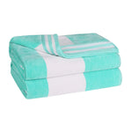 Cabana Stripe Oversized Cotton Beach Towel Sets