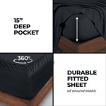300 Thread Count Modal Deep Pocket Bed Sheet Set