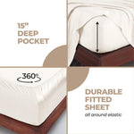 300 Thread Count Modal Deep Pocket Bed Sheet Set