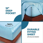 300 Thread Count Modal Deep Pocket Bed Sheet Set
