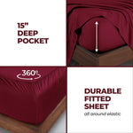 300 Thread Count Modal Deep Pocket Bed Sheet Set