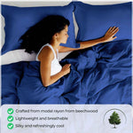 Modal from Beechwood 300 Thread Count Duvet Cover Set