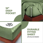 300 Thread Count Bamboo Deep Pocket Sheet Set