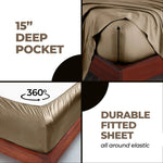 300 Thread Count Bamboo Deep Pocket Sheet Set