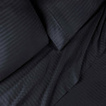 300 Thread Count Egyptian Cotton Sateen Stripe Bed Sheet Set