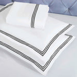100% Cotton Three-Line Embroidered Duvet Cover Set