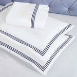 100% Cotton Three-Line Embroidered Duvet Cover Set
