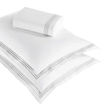 100% Cotton Three-Line Embroidered Duvet Cover Set