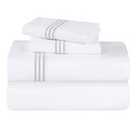 Brandon 100% Cotton Three-Line Deep Pocket Sheet Set