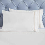 Brandon 100% Cotton Three-Line Deep Pocket Sheet Set