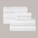 7-Piece Embroidered Elegance Bed & Bath Bundle