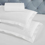 100% Cotton Chain Links Embroidered Duvet Cover Set