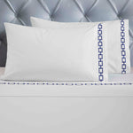 100% Cotton Embroidered Deep Pocket Sheet Set