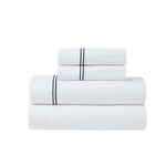 Fieldstone 100% Cotton Two-Line Embroidered Sheet Set
