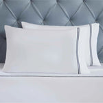 Fieldstone 100% Cotton Two-Line Embroidered Sheet Set