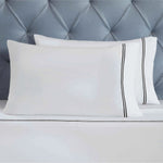 Fieldstone 100% Cotton Two-Line Embroidered Sheet Set