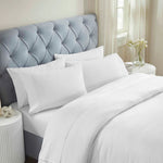 Fieldstone 100% Cotton Two-Line Embroidered Sheet Set