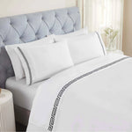 Harrison Cotton Greek Key Deep Pocket Sheet Set