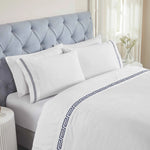 Harrison Cotton Greek Key Deep Pocket Sheet Set