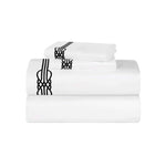 Moonlawn 100% Cotton Gold Embroidered Sheet Set