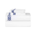 Moonlawn 100% Cotton Gold Embroidered Sheet Set