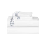 Moonlawn 100% Cotton Gold Embroidered Sheet Set