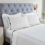 Moonlawn 100% Cotton Gold Embroidered Sheet Set