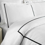 100% Cotton Cross-Stitch Embroidered Duvet Cover Set