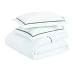100% Cotton Cross-Stitch Embroidered Duvet Cover Set