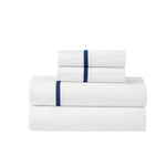 Riverton Cotton Cross-Stitch Deep Pocket Sheet Set