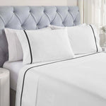 Riverton Cotton Cross-Stitch Deep Pocket Sheet Set