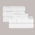 7-Piece Embroidered Elegance Bed & Bath Bundle