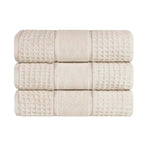 Napa Zero-Twist Cotton Waffle Towel Set 3 Piece