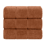 Napa Zero-Twist Cotton Waffle Towel Set 3 Piece