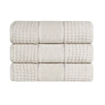 Napa Zero-Twist Cotton Waffle Towel Set 3 Piece