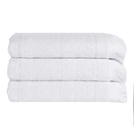 Cotton Geometric Jacquard Absorbent Bath Towel Set of 3