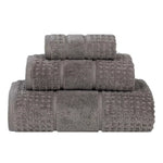 Superior Napa Zero Twist Cotton Waffle Honeycomb 3 Piece Towel Set