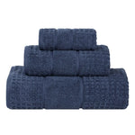 Superior Napa Zero Twist Cotton Waffle Honeycomb 3 Piece Towel Set