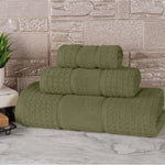 Superior Napa Zero Twist Cotton Waffle Honeycomb 3 Piece Towel Set