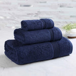 Egyptian Cotton Plush Bath Towel Set 3 Piece Heritage Collection