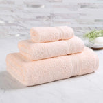 Egyptian Cotton Plush Bath Towel Set 3 Piece Heritage Collection